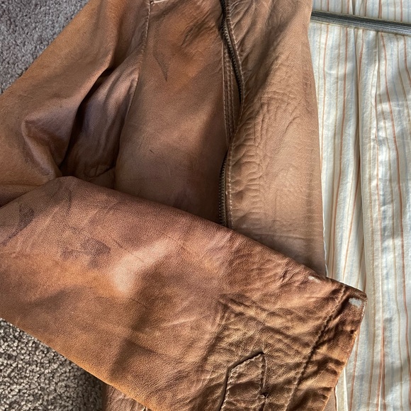 Blur Leather Jacket Size 44 Made in Italy - Picture 7 of 11